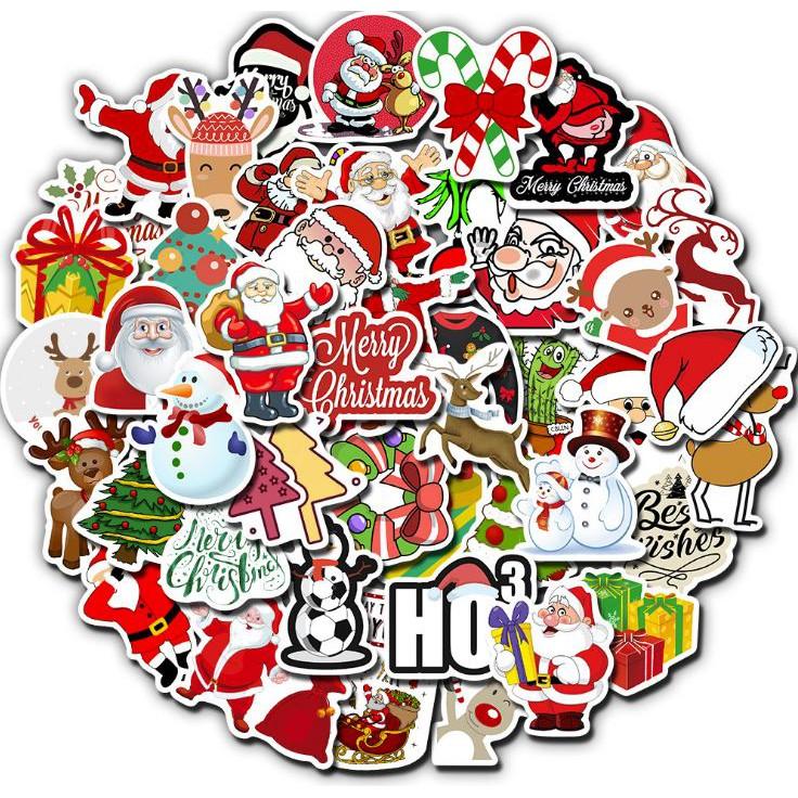 Sticker dán cao cấp GIÁNG SINH Cực COOL ms#81