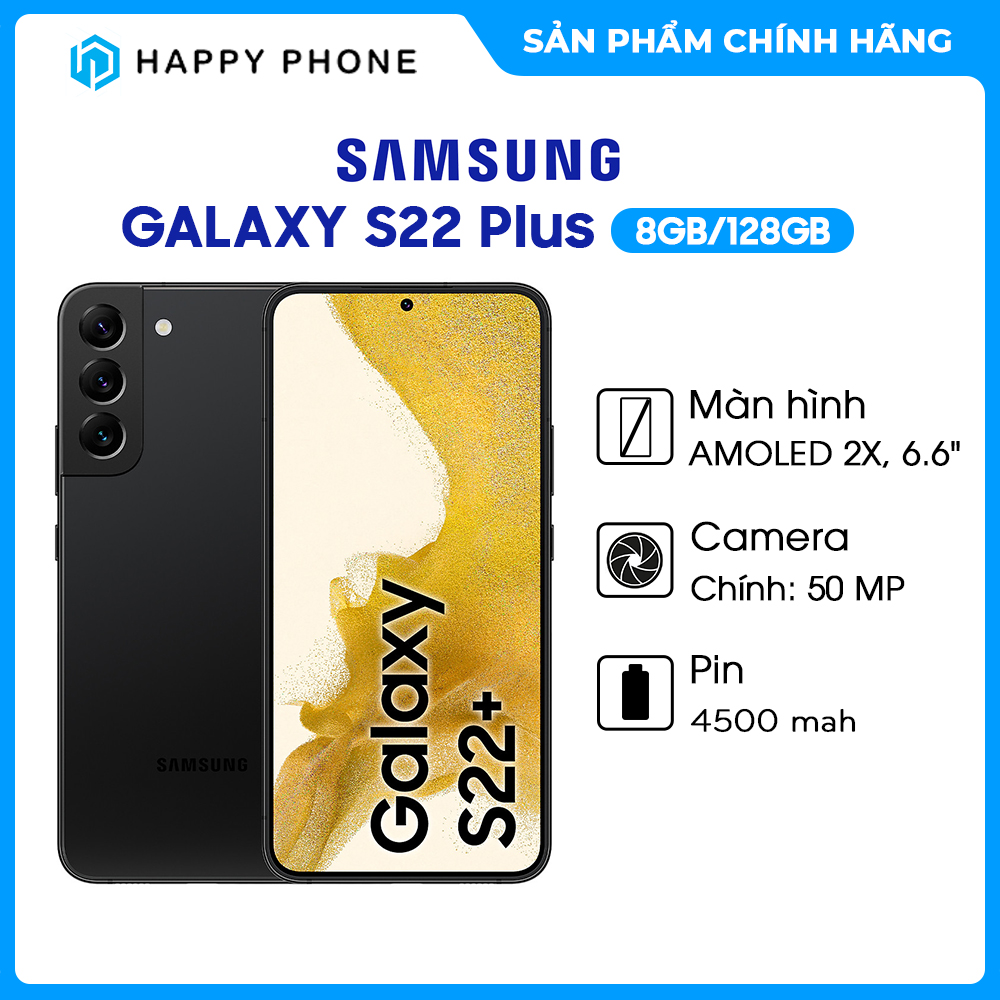 Điện thoại Samsung Galaxy S22 Plus 5G (8GB/128GB) - Hàng chính hãng - ĐÃ KÍCH HOẠT BẢO HÀNH ĐIỆN TỬ