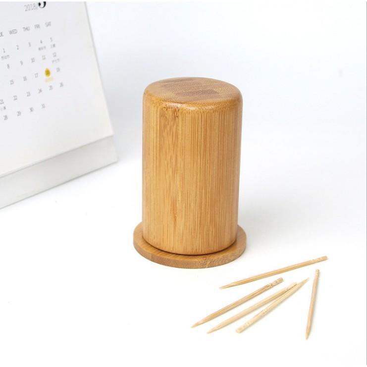 Hộp đựng tăm, Lọ tăm Tre Phụ kiện bàn ăn GU DECOR WOODEN - An toàn cho mọi nhà