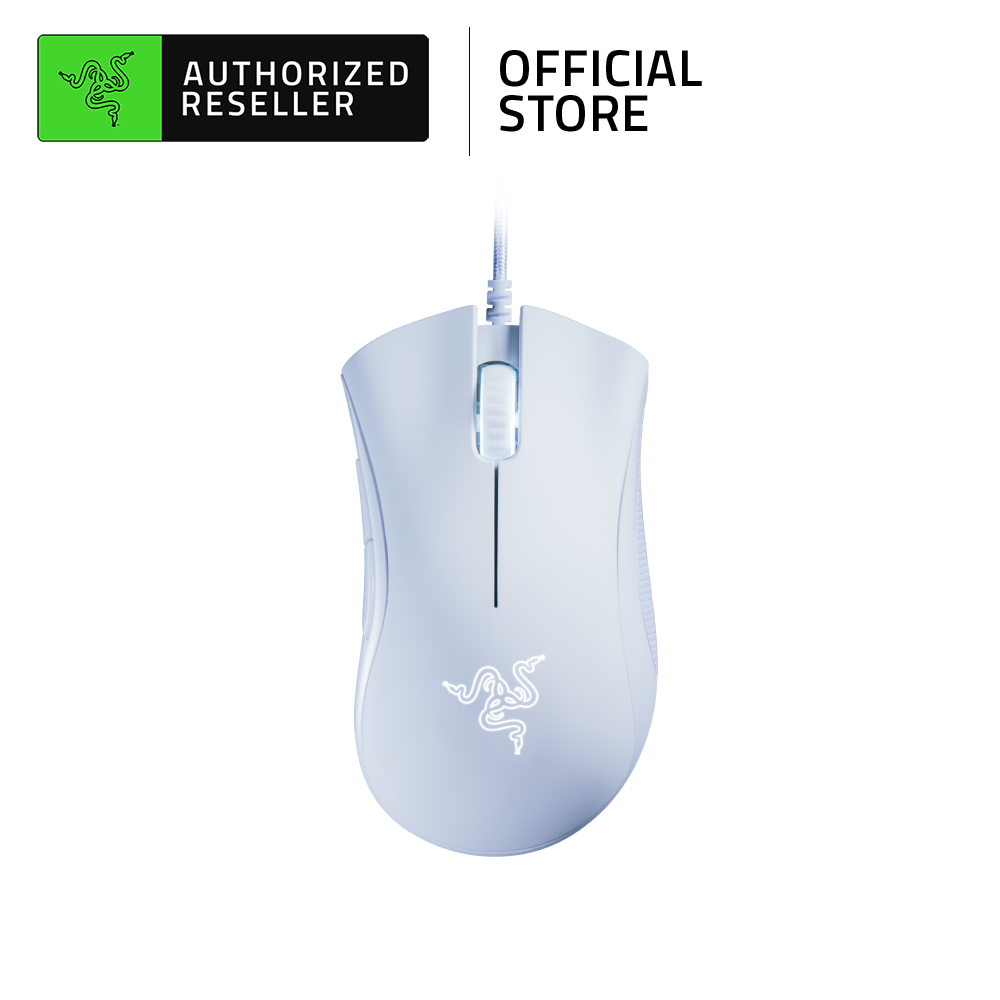 Chuột game Có dây Razer DeathAdder Essential 14000 DPI 5 nút lập trình Công thái học Led xanh Hàng nhập khẩu