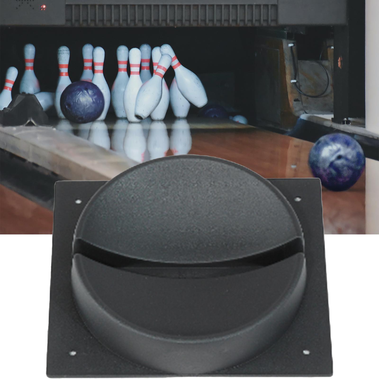 Bowling Ball Stand, for Home Gym Bowling Accessories Durable Versatile ,Black Practical Professional with Groove Design