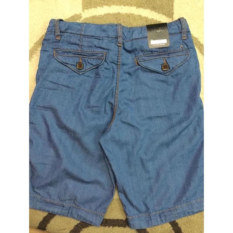 Quần short jean lửng bé trai Replay sz 24-26-27