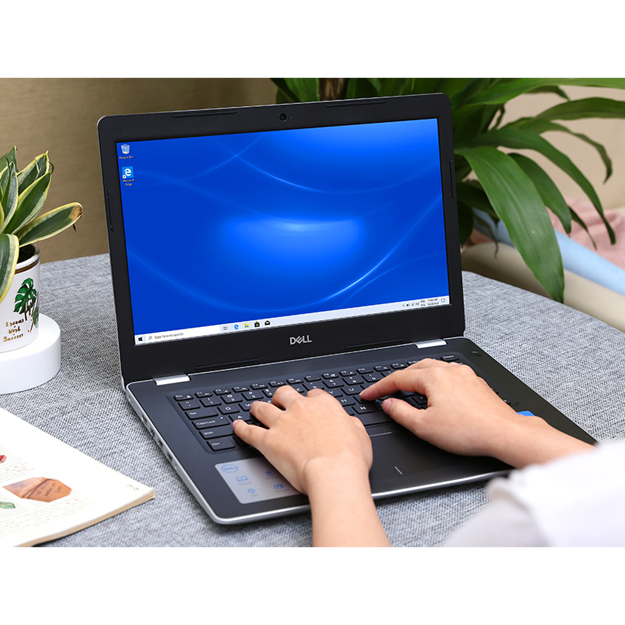 Laptop Dell Inspiron 3480 N4I7116W (Core i7-8565U/ 8GB DDR4 2666MHz/ 1TB 5400rpm, x1 slot SSD M.2/ AMD R520 2GB/ 14 HD/ Win10) - Hàng Chính Hãng