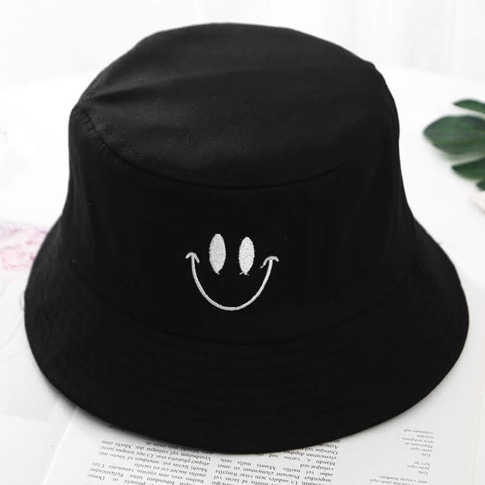 Nón bucket mặt cười Unisex siêu dễ thương, mang phong cách vui vẻ mới - Hạnh Dương