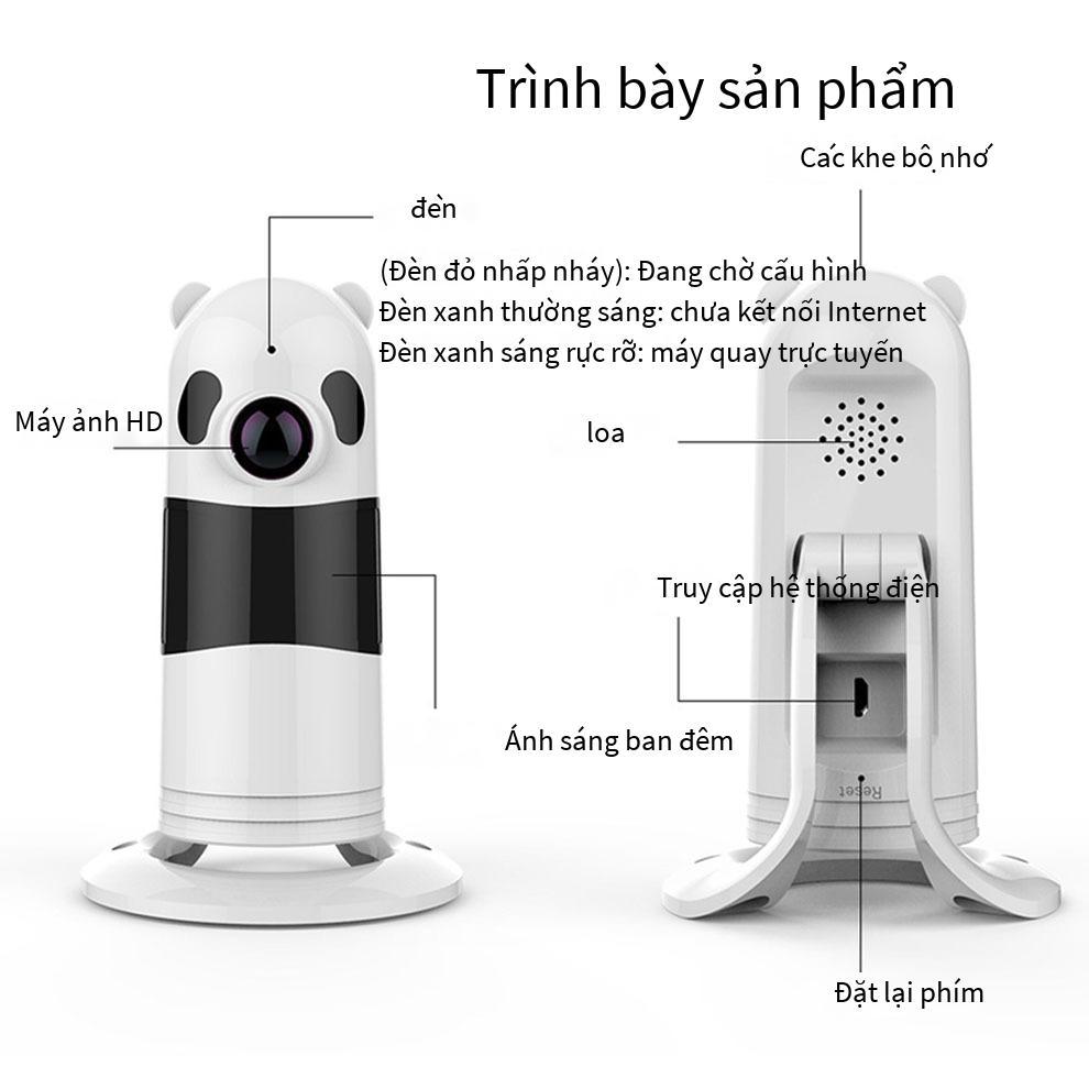 Toàn cảnh thuận lợi nhất camera mạng không dây wifi HD tầm nhìn ban đêm màn hình bé điện thoại di động giám sát thông minh tại nhà từ xa