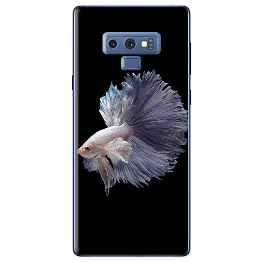 Ốp Lưng Dành Cho Samsung Galaxy Note 9 - Cá Betta Trắng