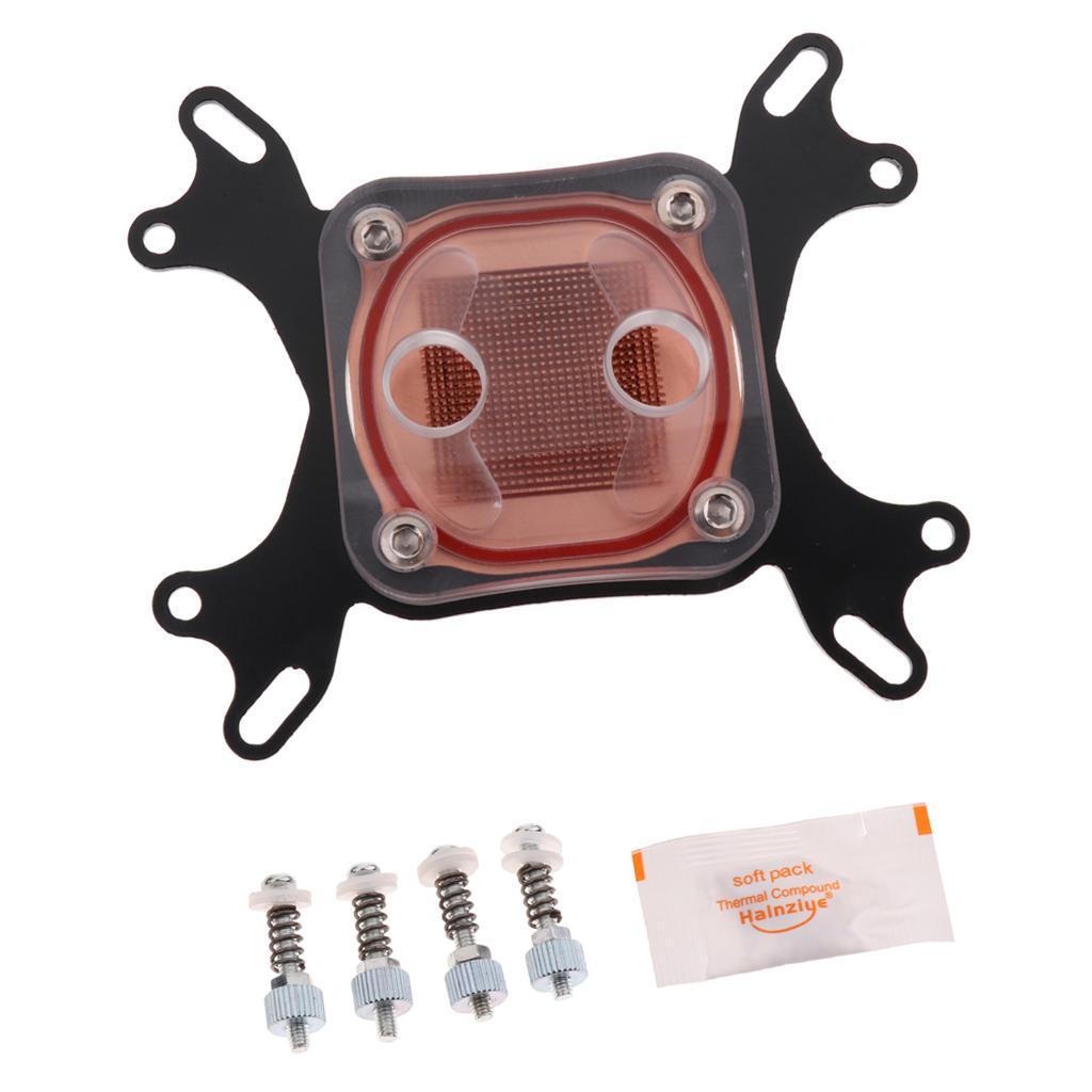 Professional CPU  Water Cool Block For INTEL 775/1150 Computer#3