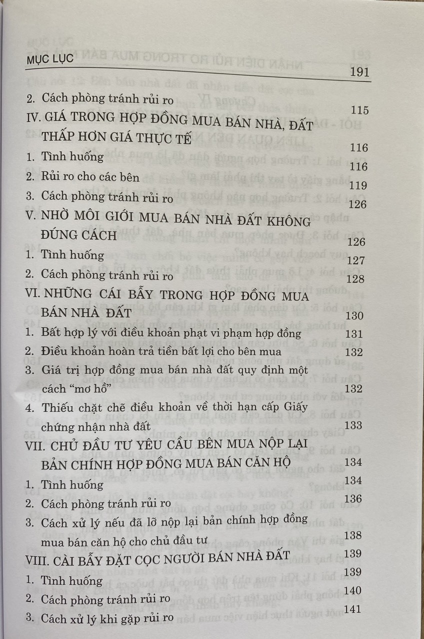 Nhận diện rủi ro trong mua bán nhà đất (Tái bản lần thứ nhất, có sửa chữa, bổ sung)