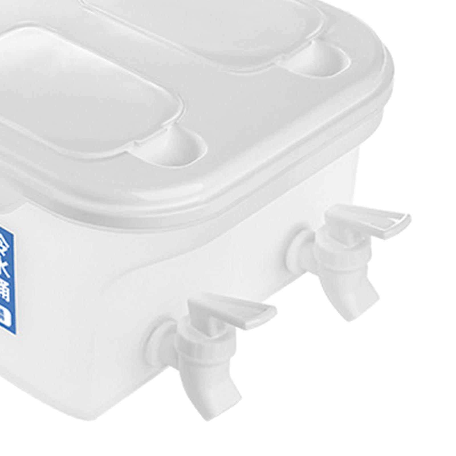 5L Beverage Dispenser Water Drink Bucket With Lid and Faucet Refrigerator