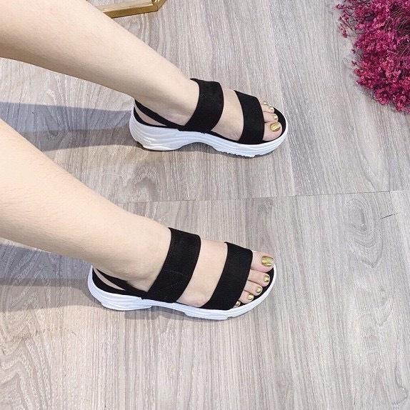 Giày Sandal Đế Xuồng Dày 3CM Thời Trang Mùa Hè Cho Nữ siêu nhẹ. Dép quai hậu độn đế siêu hót. MET SHOP