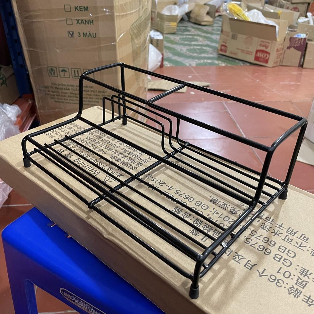 Kệ Inox 2 Tầng Để Gia Vị Nhà Bếp