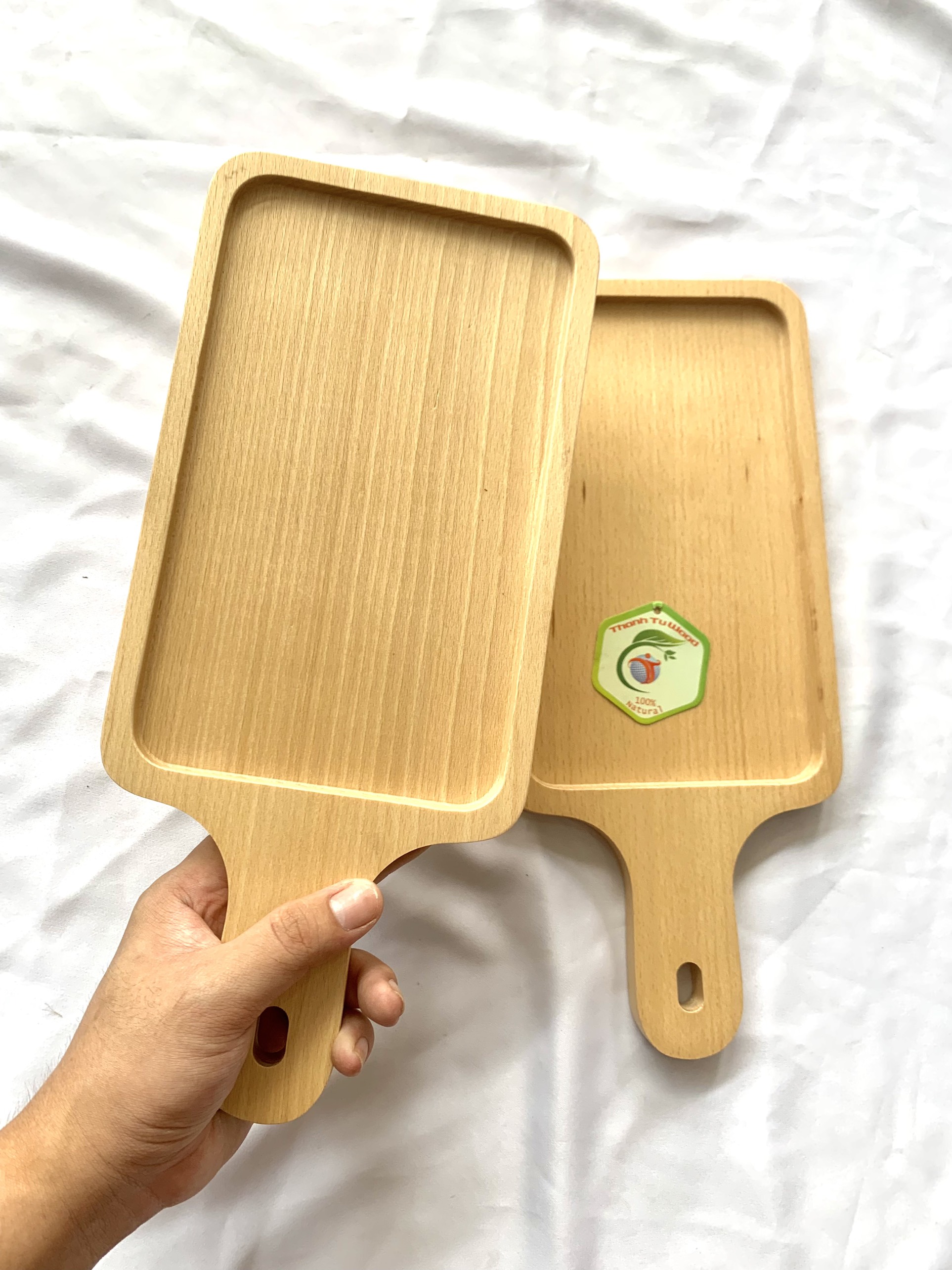 KHAY CN TAY CẦM GỖ BEECH TOUK CHEF 20*42CM