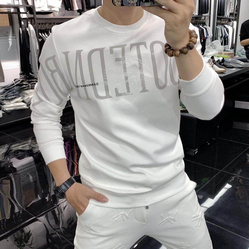 Áo Sweater nỉ nam nữ - unisex dài tay thu đông Sweater N02 Trắng