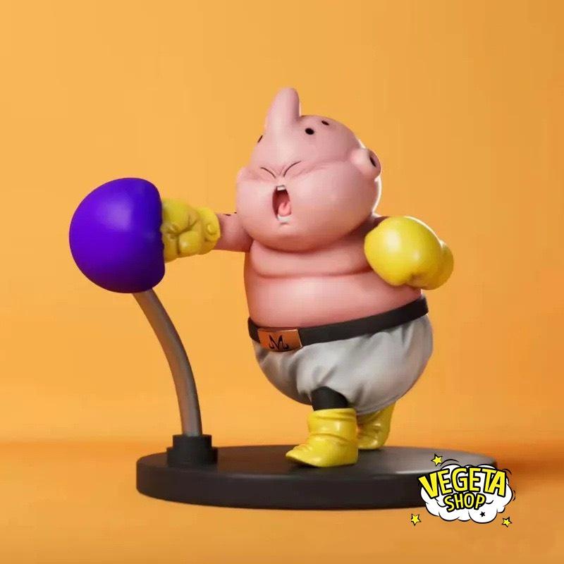 Mô hình Dragon ball - Mô hình Majin Buu béo tập gym tập tạ MajinBuu - Ma bư mập Ma bư béo - Full box - Cao 9~11cm