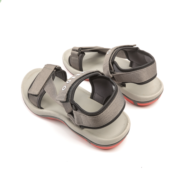 Sandal nam KEEDO KDS03-1 quai chéo màu đen, đỏ, xám