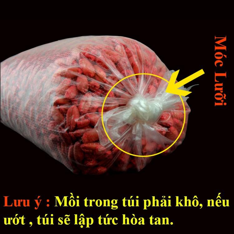 Túi Đựng Mồi Câu Cá Tự Hòa Tan Trong Nước , Chuyên Làm Tổ Câu Đài Tiện Lợi ( Sét 50 Túi ) PK-37