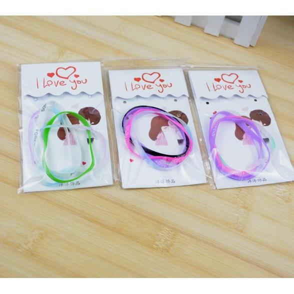 Set 04 chiếc vòng tay dạ quang phát sáng cực đẹp