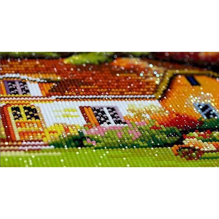 FreeShip từ 250K-Tranh đính đá mẫu mới Rừng Hoa Anh Đào-KT: 100x60