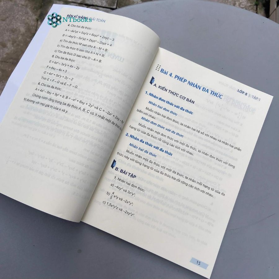 Sách Rèn Kĩ Năng Giải Toán Lớp 8 Tập 1