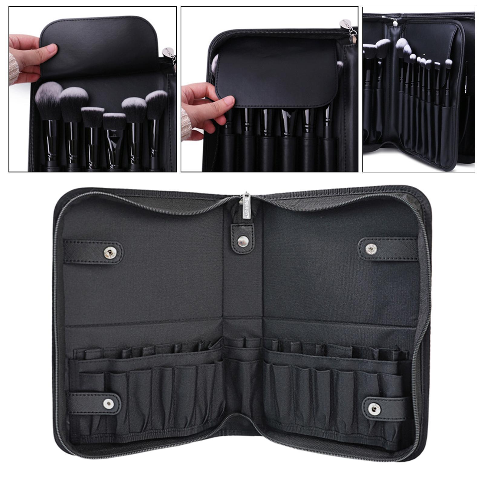 Makeup Brushes Organizer Bag Cosmetic Bag Pouch Carrying Bag for Home Use