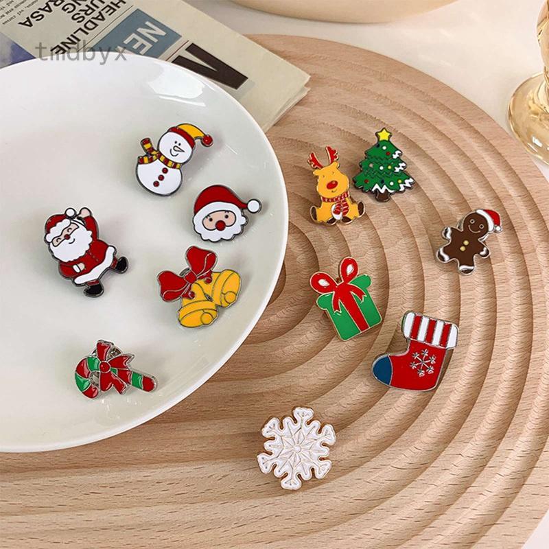 Huy hiệu cài áo hình chủ đề giáng sinh dễ thương
