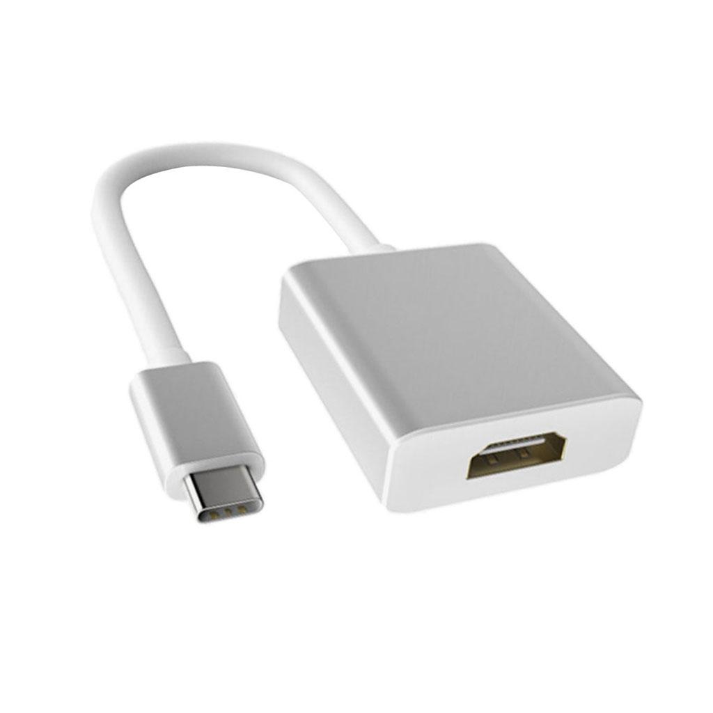 USB 3.1 Type-C To HDMI 4K 30Hz Adapter Cable For MacBook Samsung Phone