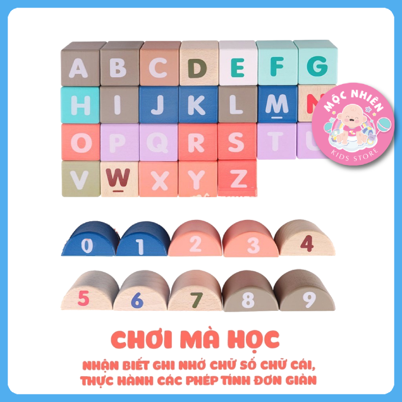 Đồ chơi xếp hình bằng gỗ Mô hình Thành phố tương lai thông minh có Bánh xe di chuyển được