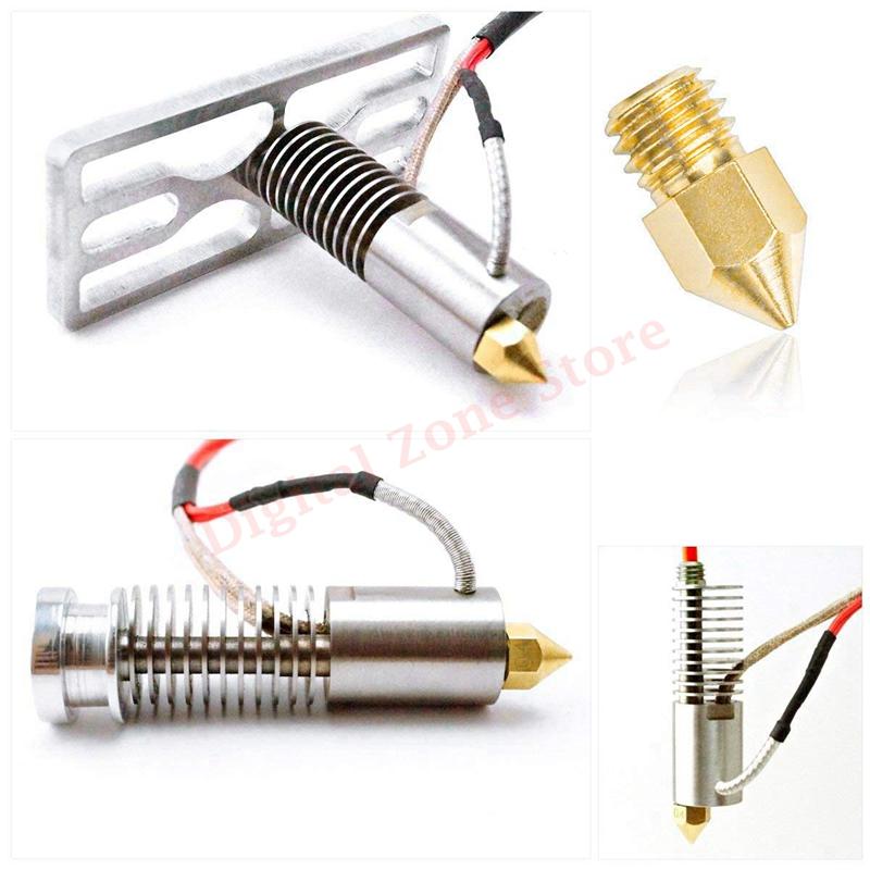 24 Cái MK8 Đầu Phun Đầu Phun Hotend mm M6 Ren cho Creality Ender 3/3 Pro/3 V2, Ender 5