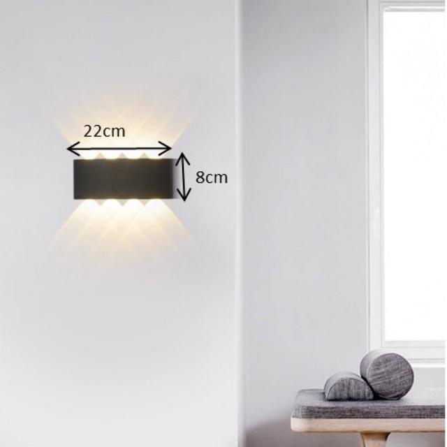 Đèn hắt 2 đầu 8 mắt