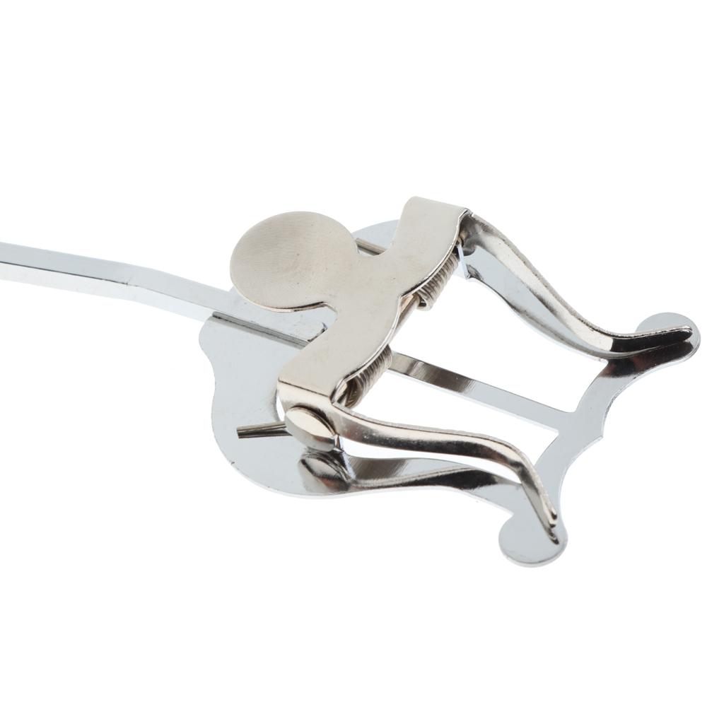 Sunnimix Hành Quân Baritone Kẹp Trên Cây Đàn Lia Tờ Nhạc Kẹp Đứng Nhạc Cụ Giá Đỡ Cho Phụ Kiện Nhạc Cụ, Dễ Dàng Lắp Đặt