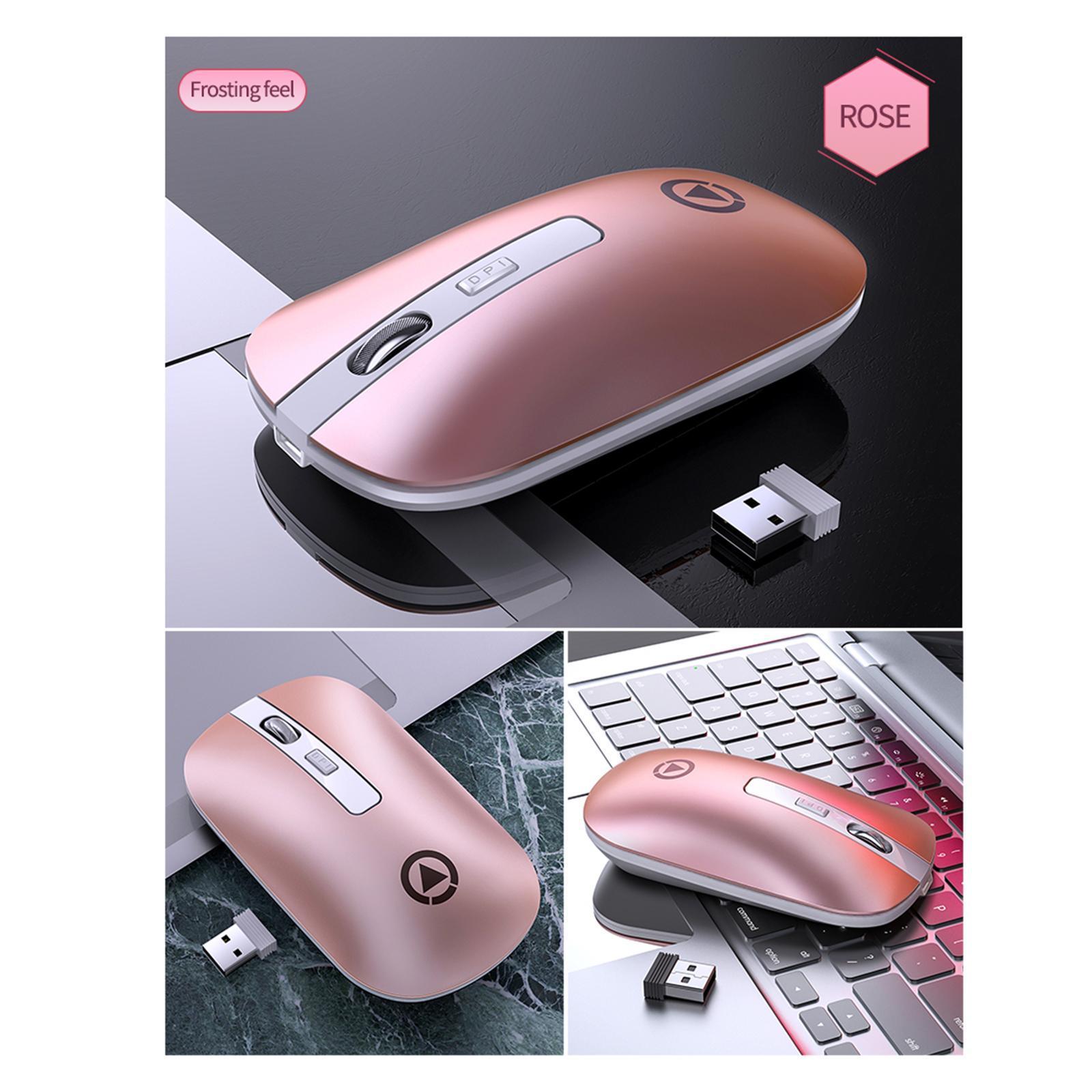 Wireless Office Mouse 2.4GH Rose Gold