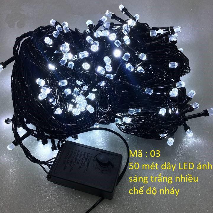 Đèn giáng sinh Noel LED dây trang trí đường, cây cảnh, sân vườn, ( nhiều mẫu lựa chọn)