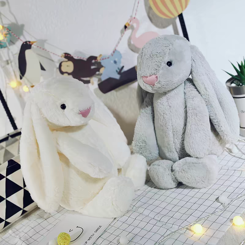 Thỏ tai dài, thỏ bông JELLYCAT BUNNY cao cấp cho bé, chất mềm mịn an toàn, size đại