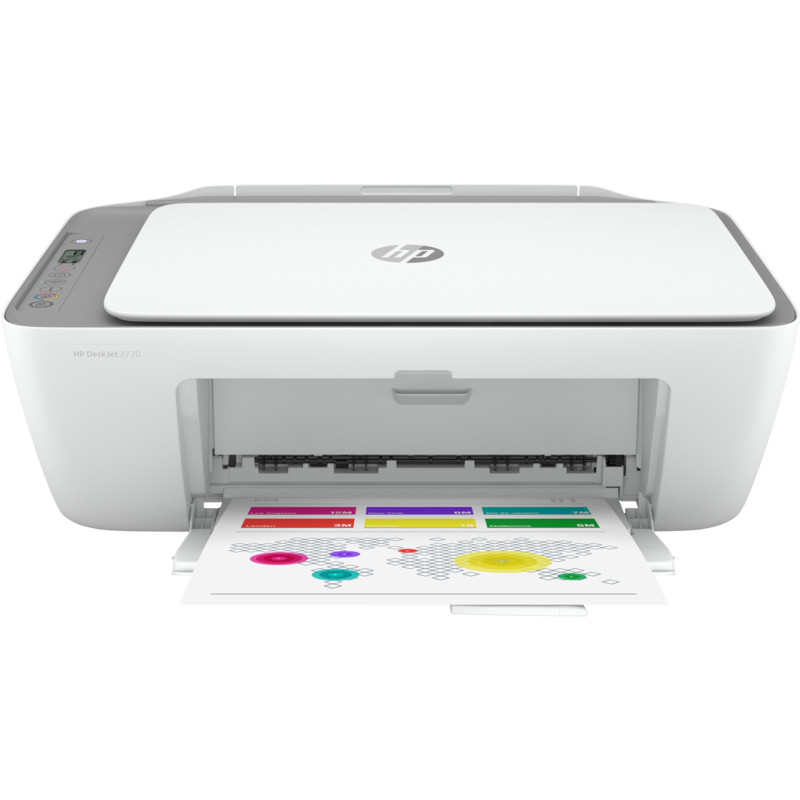 Máy in màu đa chức năng HP DeskJet 2720 AiO Printer (In, Scan, Copy)_7FR52A - Hàng Chính Hãng