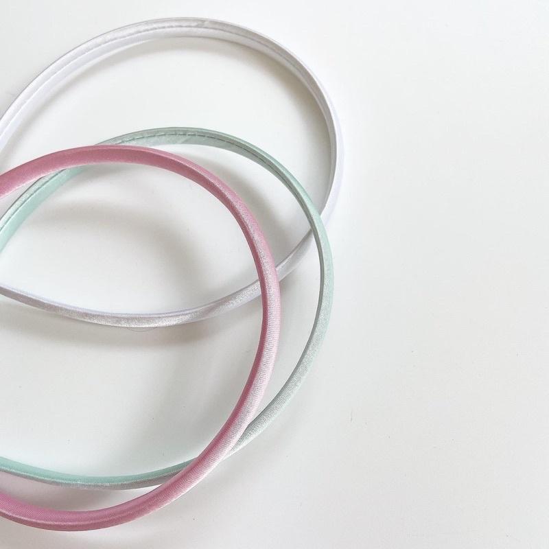 Băng Đô - Bờm Cài Tóc Hàn Quốc Trơn Một Màu Cho Bé Gái