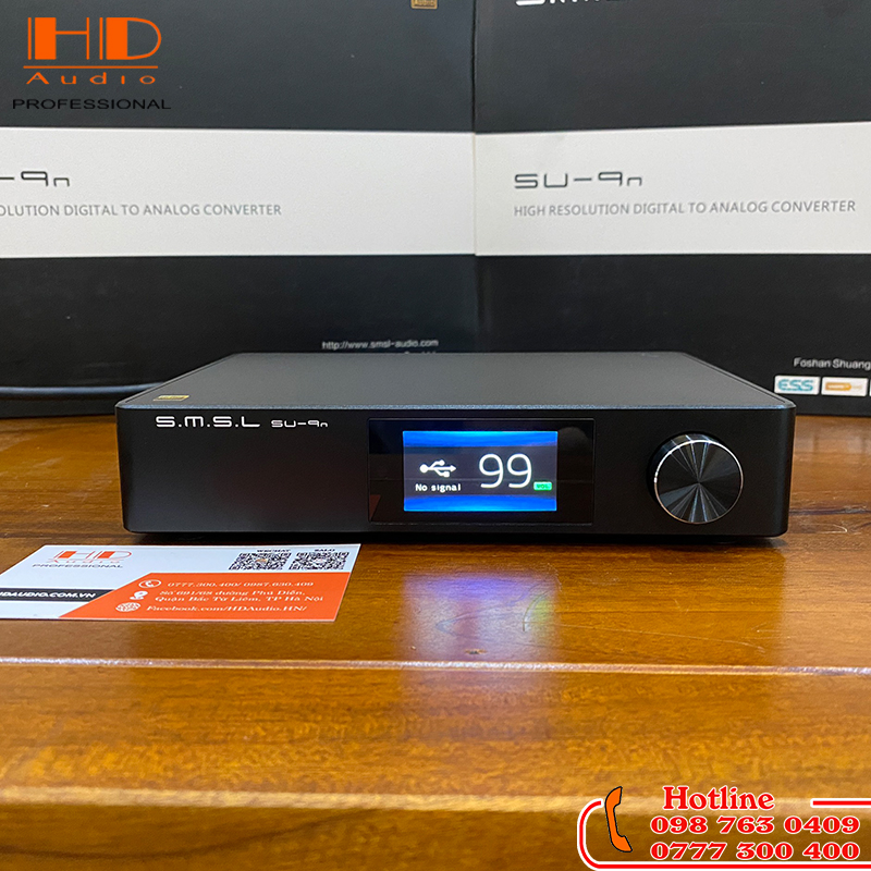 Giải Mã DAC SMSL SU-9n ES9038PRO - Bluetooth 5.0 - DSD512 PCM768kHz/32Bit - Hàng Chính Hãng