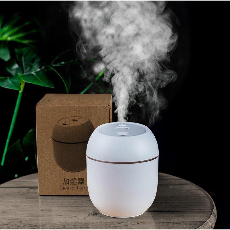 Mini Air Humidifier 250ML Aroma Essential Oil Diffuser Super Quiet USB Fogger Mist Maker For Home Car 2021 NEW