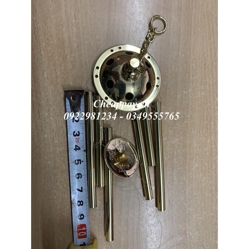 Chuông Gió Đồng Phong Thủy 6 Thanh Loại Dày