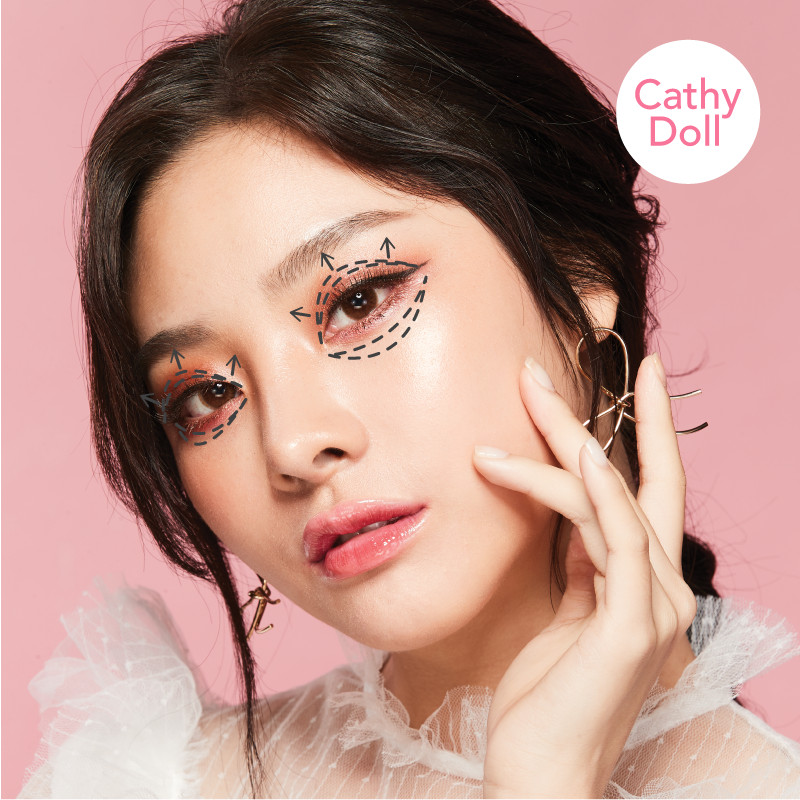 Bút gel kích mí và kẻ mắt 2 trong 1 Cathy Doll Double Eyelid Eyeliner 1g+0.4g