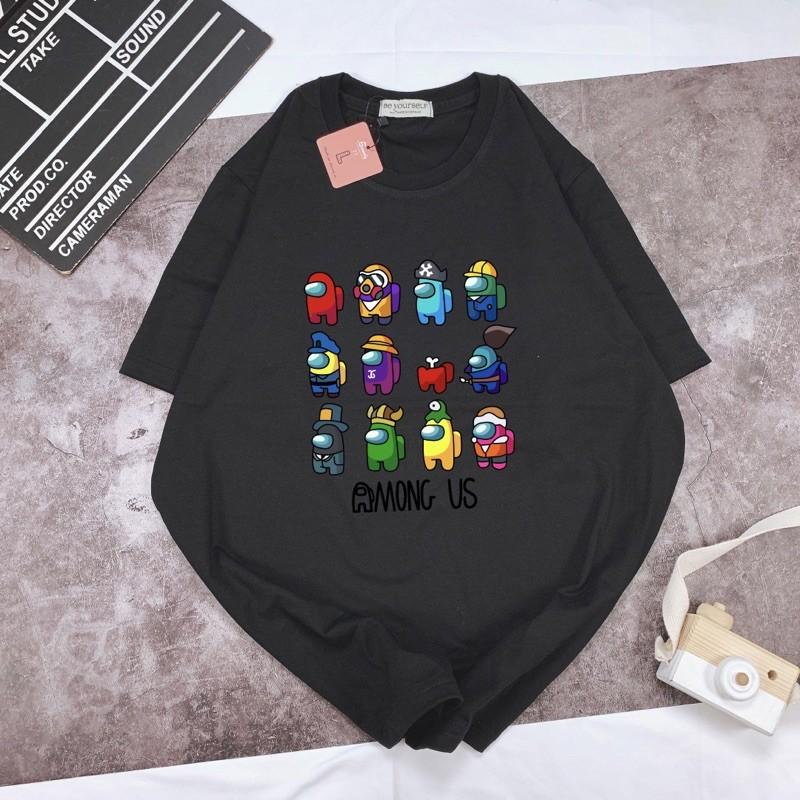 ÁO THUN UNISEX AMONG US 12 CON CỰC TREND SIZE M L XL