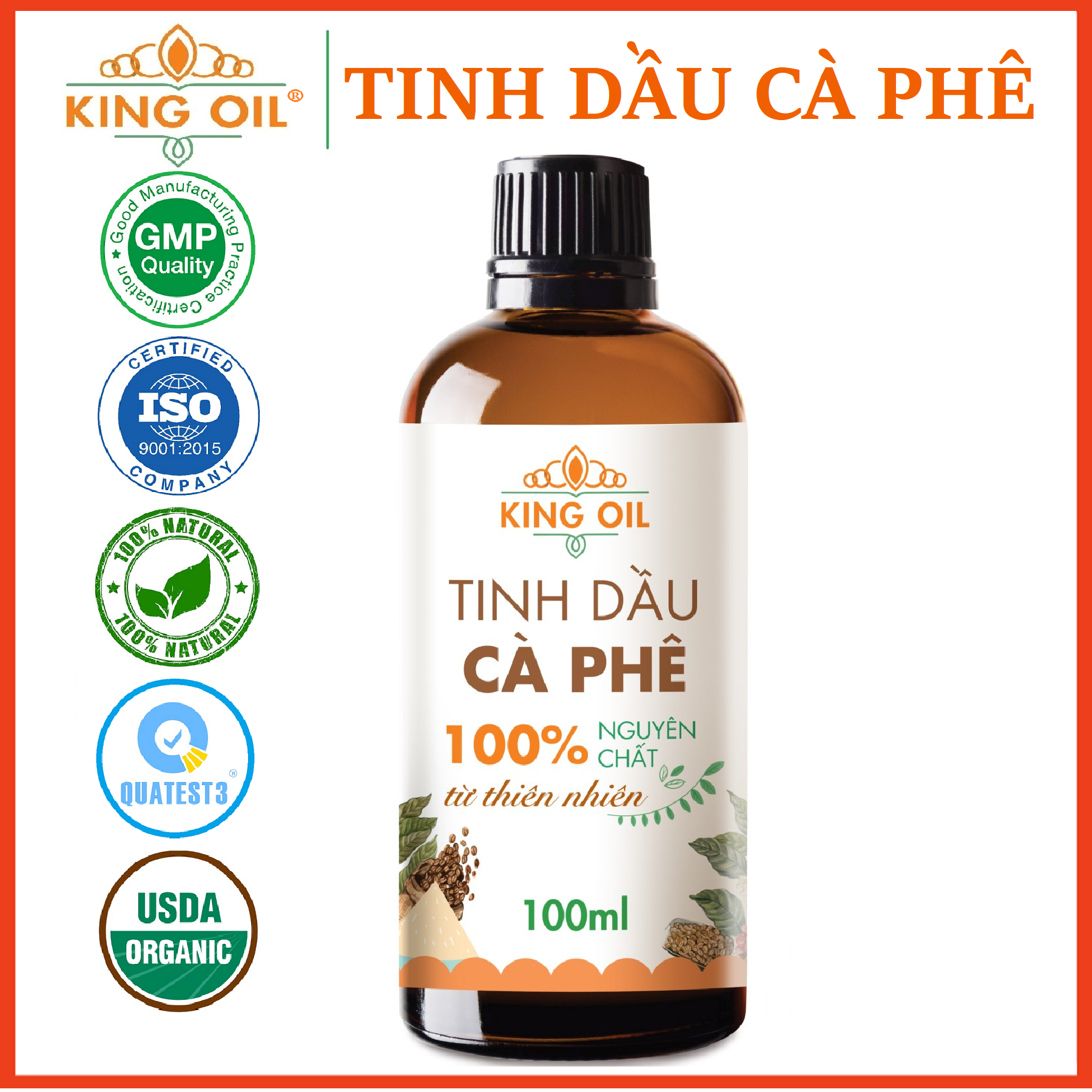 Tinh dầu Cà Phê  nguyên chất từ thiên nhiên - KingOil