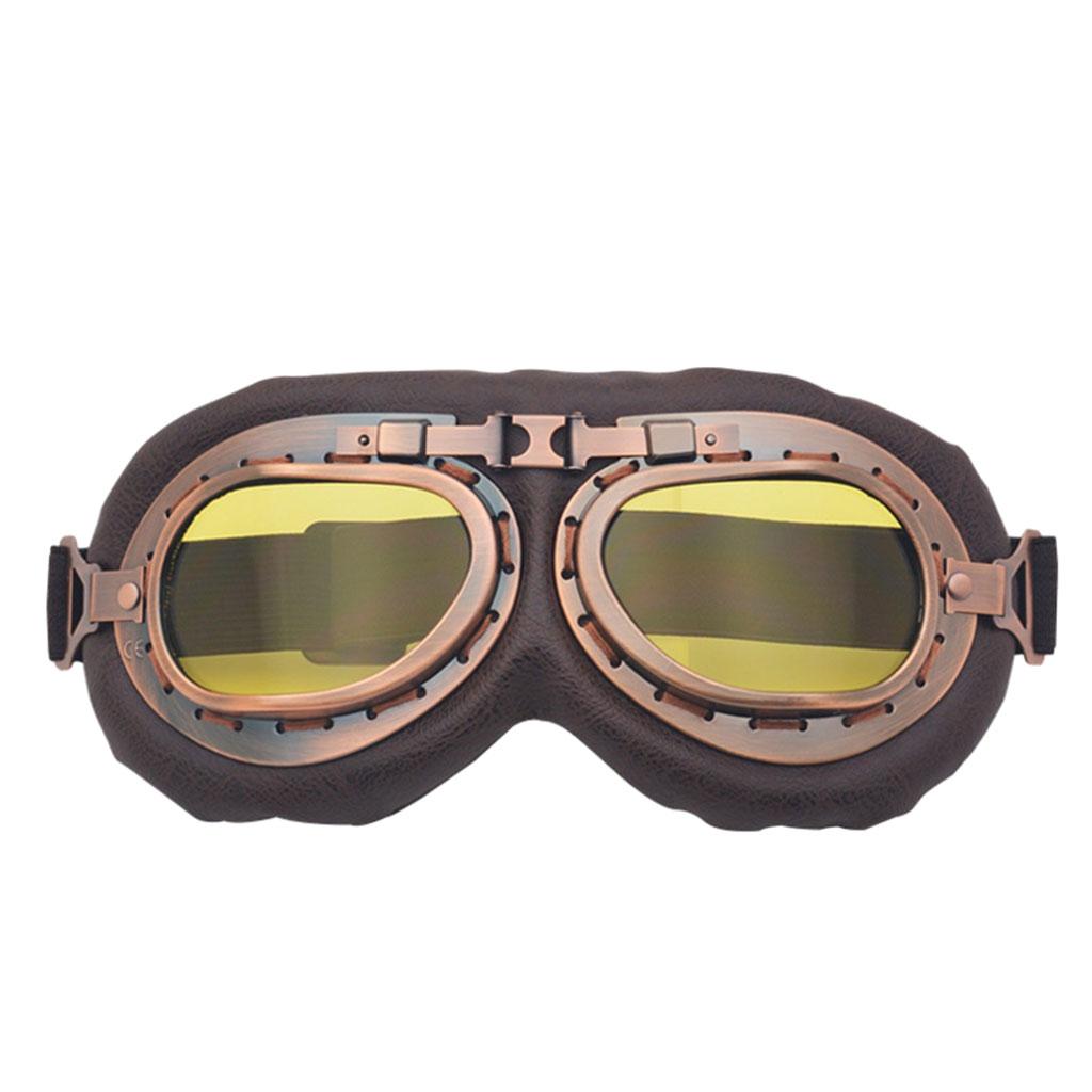 Punk Glasses Motorcycle Goggles Flying Eyewear for Motocross Cruiser Snow Sports