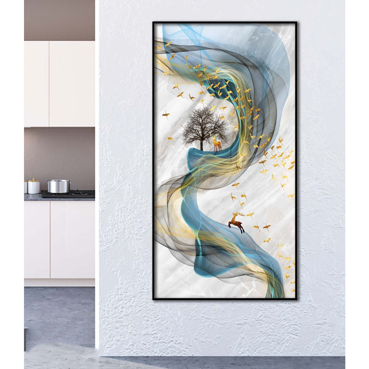 Tranh treo tường dải ngân dài TDH08