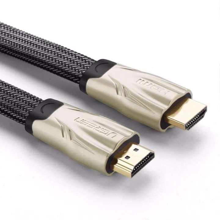 Dây cáp HDMI 2.0/ 1.4 hỗ trợ độ phân giải cao FullHD 4Kx2K 60Hz, dài từ 1-15m UGREEN HD102 dạng dây dẹt và dây tròn - Hàng chính hãng