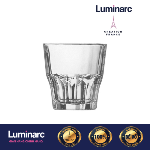 Bộ 6 Ly Thuỷ Tinh Thấp Luminarc Granity 200ml - LUGRD0784 - hộp Arcoroc
