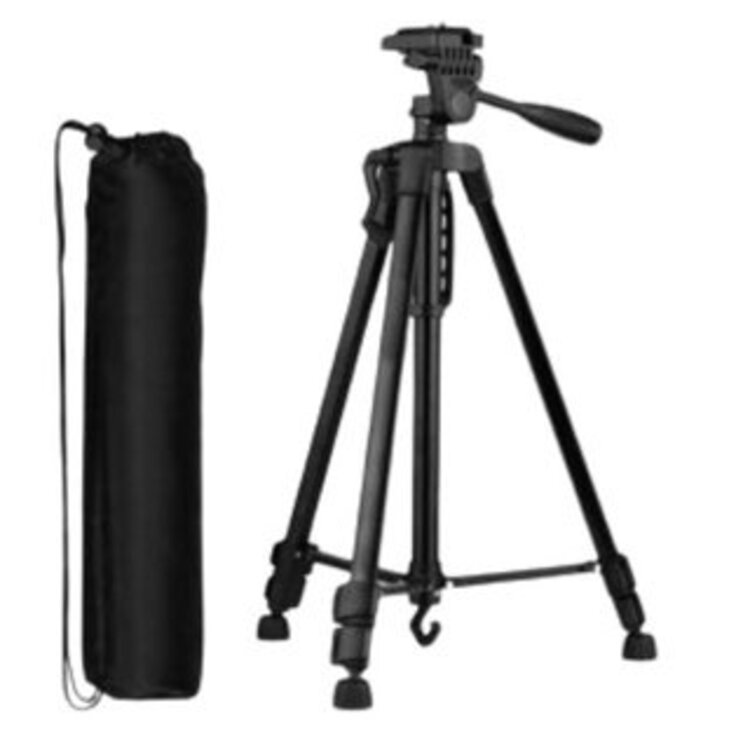 Tripod, chân đế điện thoại, máy ảnh WEIFENG WT-3520, tặng kèm remote, túi đựng và đầu kẹp điện thoại - Hàng Nhập Khẩu