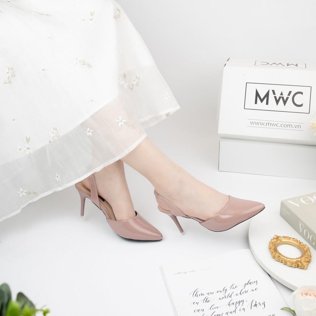 Giày cao gót mũi nhọn gót nhọn MWC NUCG-3905