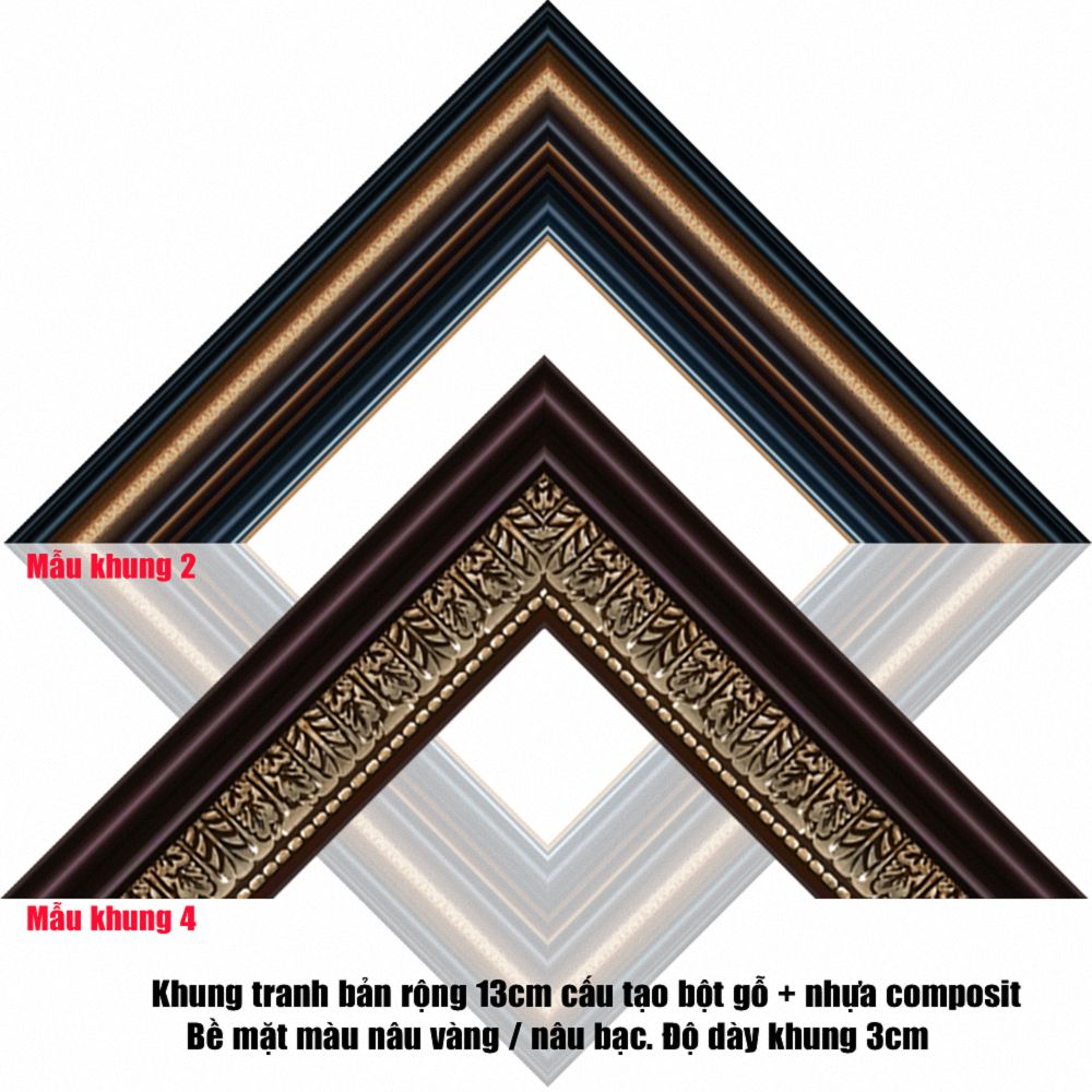 Tranh treo tường Châu âu trang trí phòng khách, phòng ngủ. Bức tranh "The Christ child and boy John - Chúa hài đồng và cậu bé John". MS: 1343