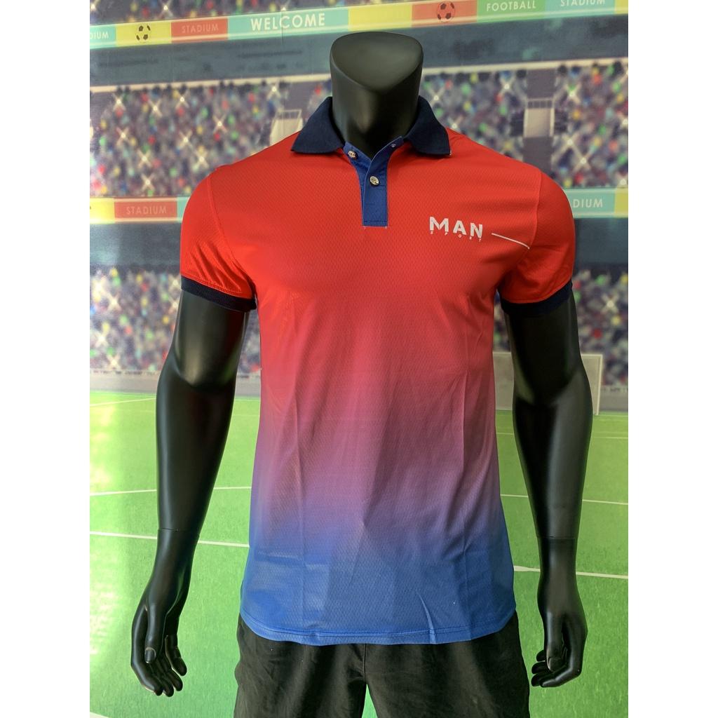 Áo polo nam tay ngắn phối màu vải mè vân cao cấp - HMN Fashion