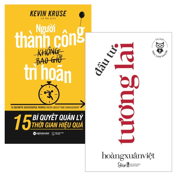 Combo Người Thành Công Không Bao Giờ Trì Hoãn + Tủ Sách Học Làm Người - Đầu Tư Tương Lai